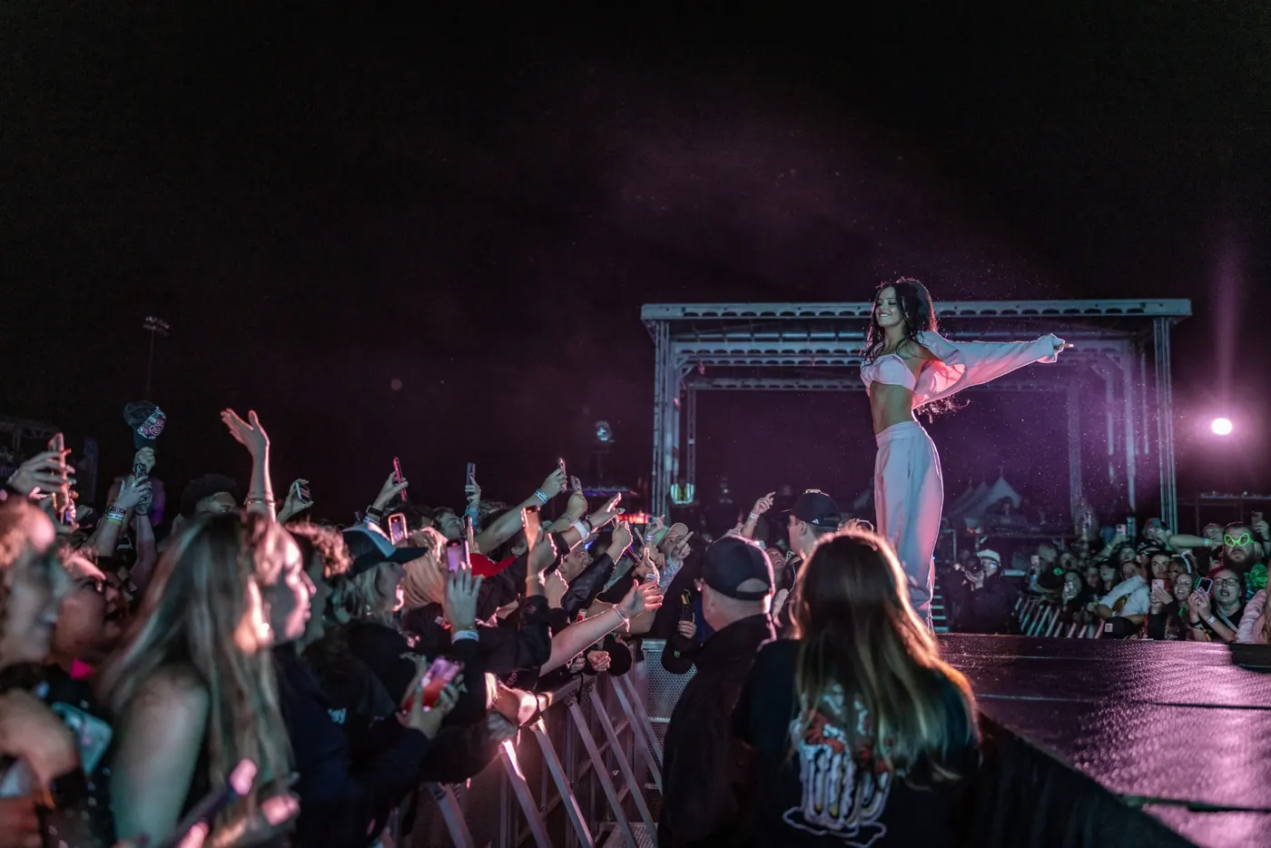 Headline artist on a festival sponsorship main stage